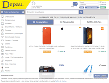 Tablet Screenshot of depau.es